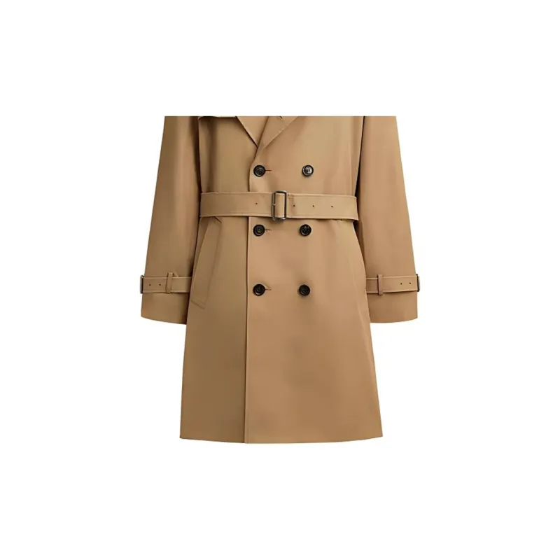 COACH FW24 Trench Coat Men's Khaki-5