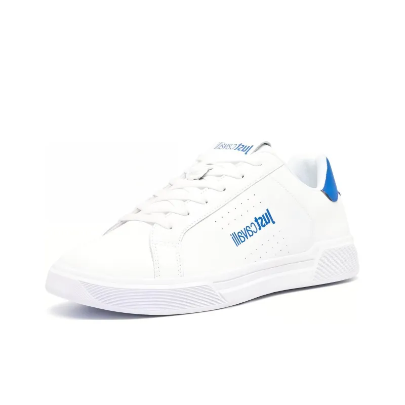 Just Cavalli Tiger Head-motif Leather Sneakers-1