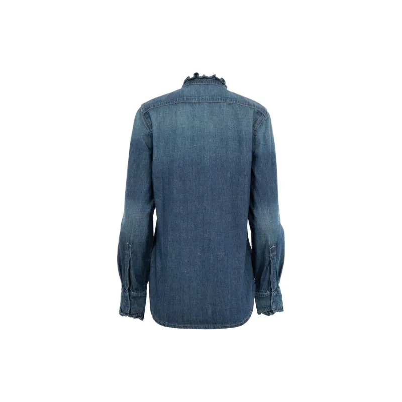 NILI LOTAN Lydia Denim Shirt-1