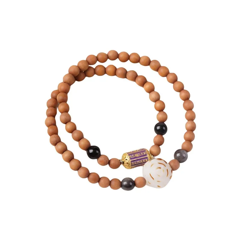 XIAOFENGCHAI Barbie Sandalwood Bracelets Unisex-0