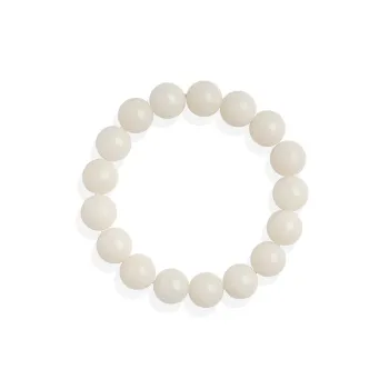Bermuda Eyes White Jade Bodhi Bracelets Unisex