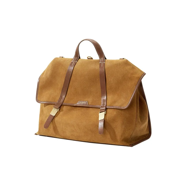 Songmont Suede Crossbody Backpack Unisex Desert Green/Dusk Brown-0