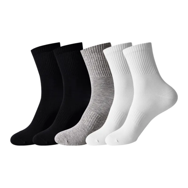 MIIOW Mid Calf Socks Men's 5 Pack-22