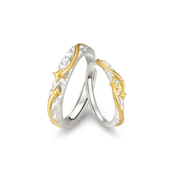 Jodie&Kevin 999 Fine Silver Rings Unisex