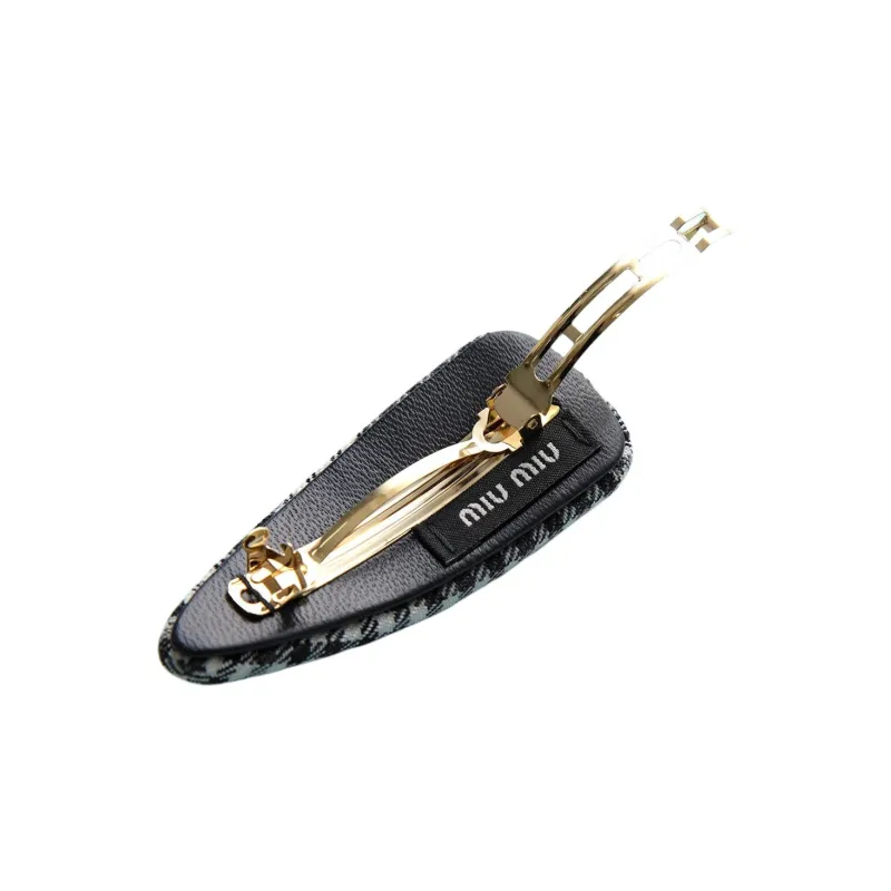 MIU MIU Metal Hair Clips Women's Black-3