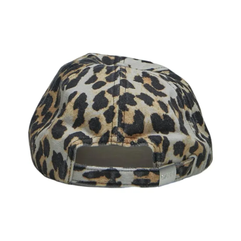 GANNI Cotton Baseball Caps Women's Black-2
