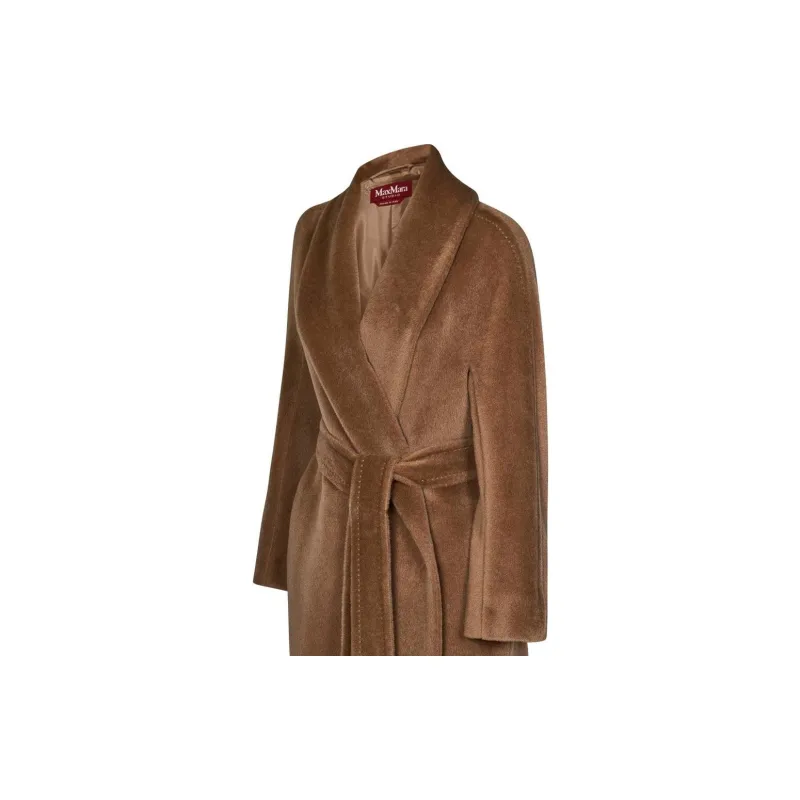 MaxMara Studio Belted Long Sleeved Coat-2