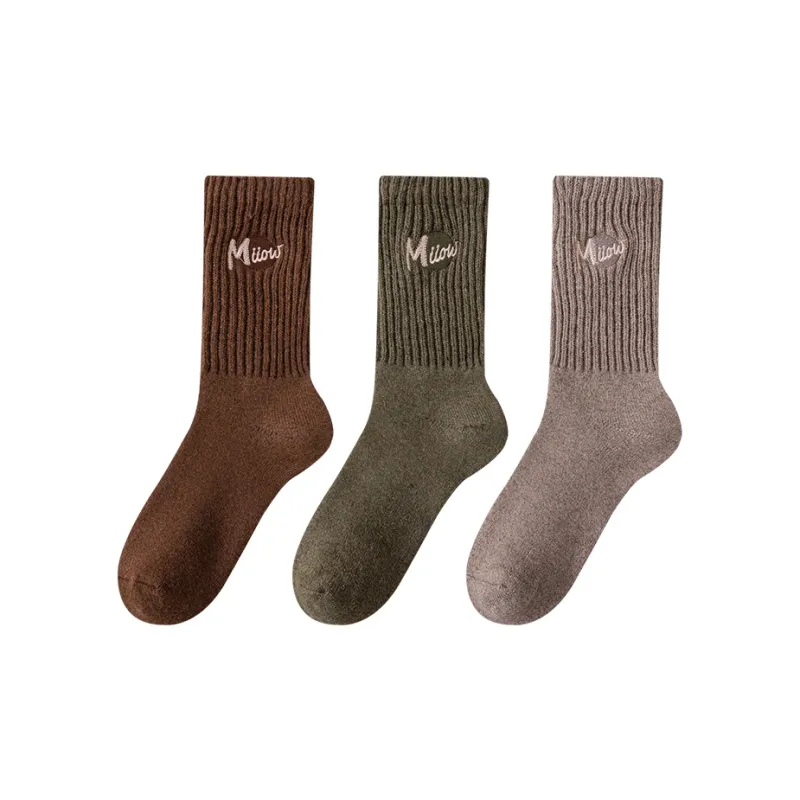 MIIOW Knee High Socks Men's 3 Pack-28