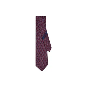 Ferragamo Jacquard Gancini Tie