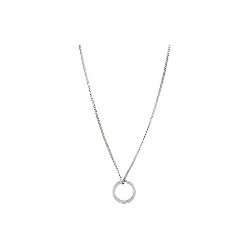 MM6 Maison Margiela Brass Necklaces Unisex Silver-0