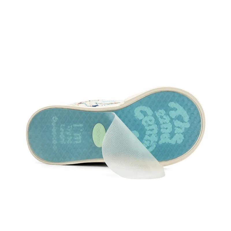 Ouder Smiler Open Ended Laugh Collection X Doraemon Anti Slip Wear Resistant Low Top Skateboard Shoes Unisex Ecru-6