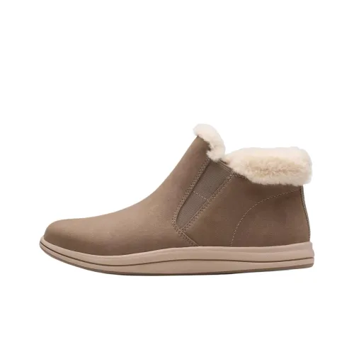 Clarks Breeze Twist Cloudstepper Ankle Boots Women's Dark Taupe