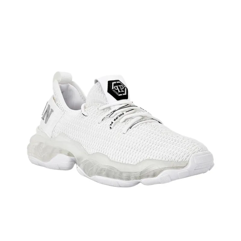 PHILIPP PLEIN Runner Hyper Low Top Casual Shoes Unisex White-1