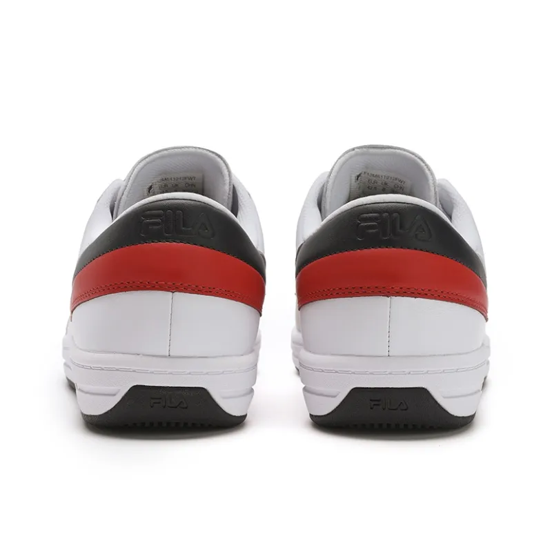 FILA FX 2 Wear Resistant Low Top Skateboard Shoes Men's White-3