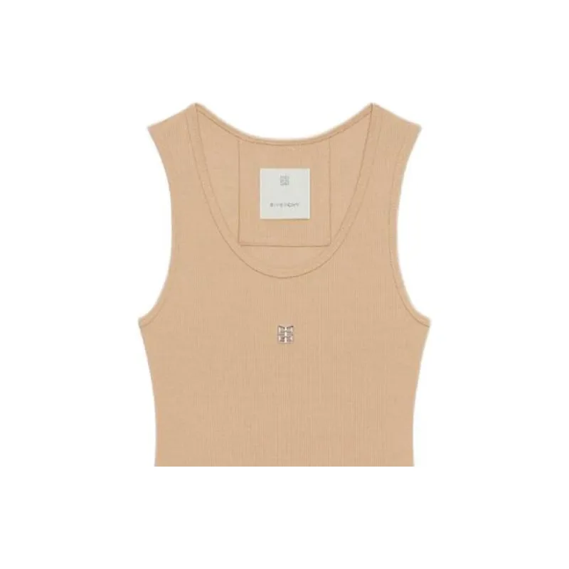 GIVENCHY Tank Top Dress Sleeveless Dress Women's Beige-2