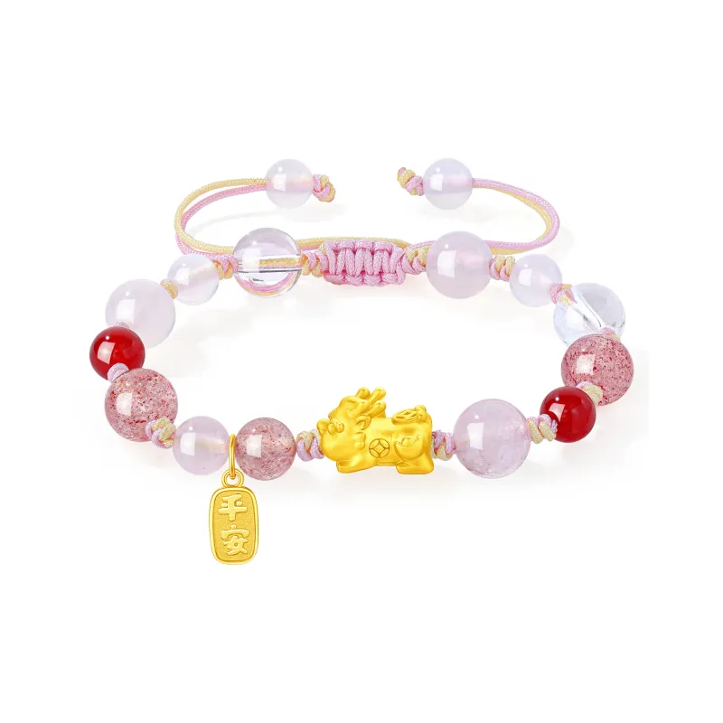 Lao Feng Xiang Agate Bracelets Women's-0