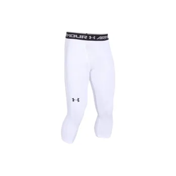 Under Armour HeatGear Compression Leggings Men's White/Steel/Black