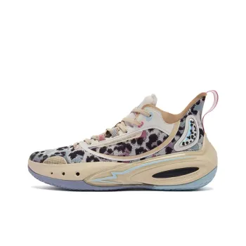 QIAODAN Venom Fang PRO 3.0 Basketball Shoes Men Mid Top Illusion Purple Black