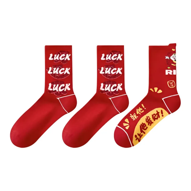 AOKANG Mid Calf Socks Unisex 3 Pack-2