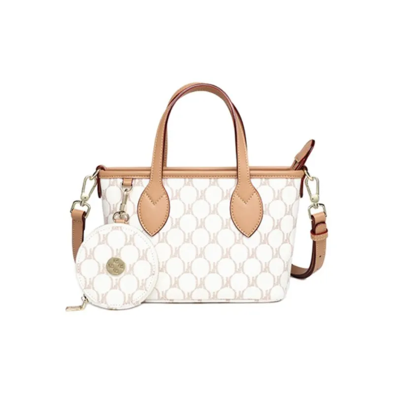 YZUE PVC Handbag Women's White Coffee-0