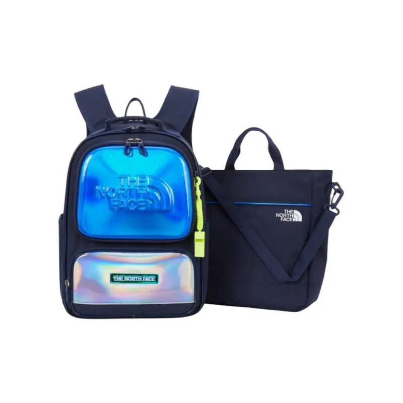 THE NORTH FACE Polyester Backpack Handbag Combo Set Kids' Blue-0