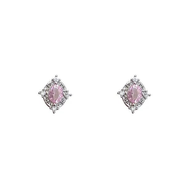 QIANFANGDAHUANGYE Zircon Stud Earrings Women's-0