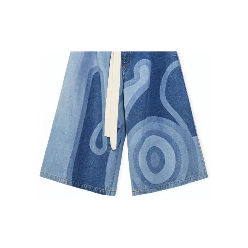 LOEWE SS22 Denim Shorts Men's Blue-5