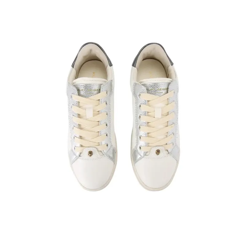 Kurt Geiger London Kensington Low-Top Skateboard Shoes Women's Silver-3