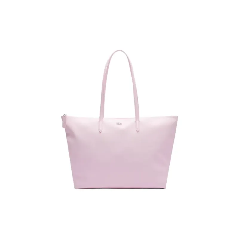 LACOSTE PVC Tote Bag Shopping Bag Shoulder Bags Large Size Women's Pink-0