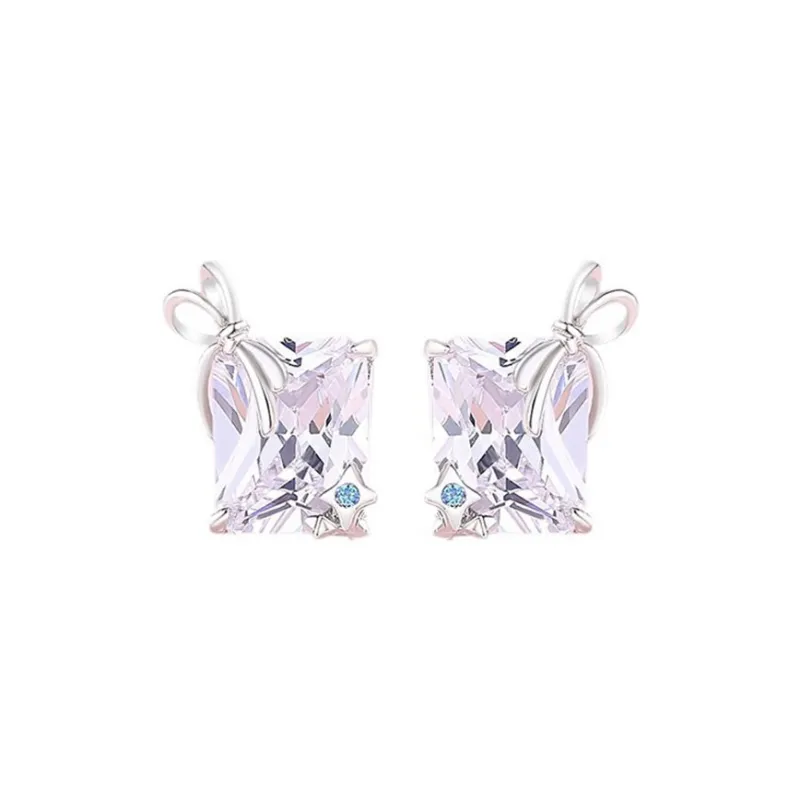GIFT&CO S925 Silver Stud Earrings Women's-0