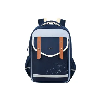 YOME Polyester Student Bag Large Size Blue Light Green