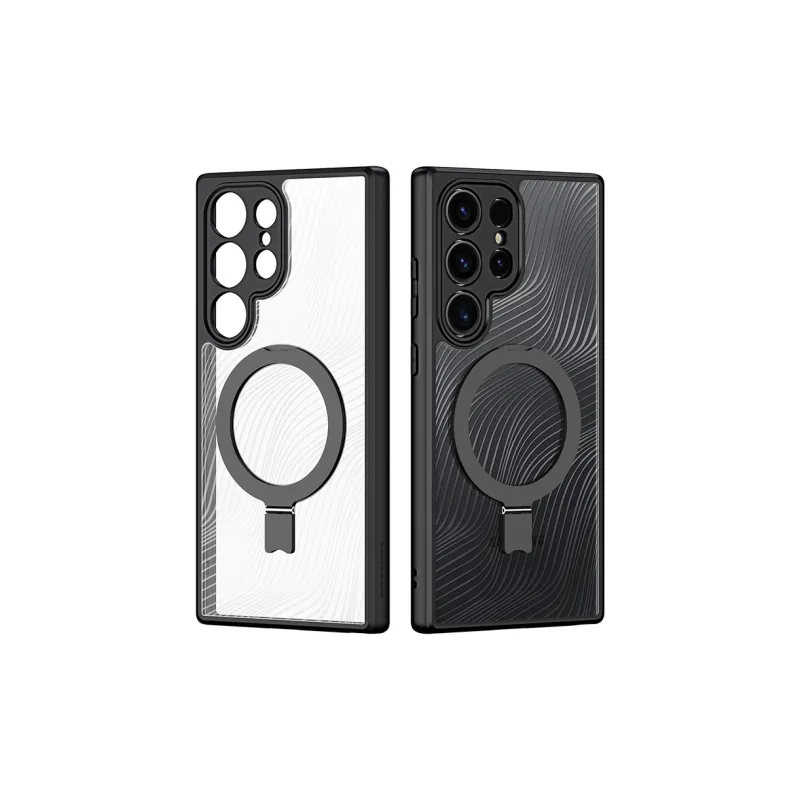 DUXDUCIS TPU Material Magnetic Back Shell Transparent Matte Phone Cases Compatible With S24 Ultra/S25 Collection-1
