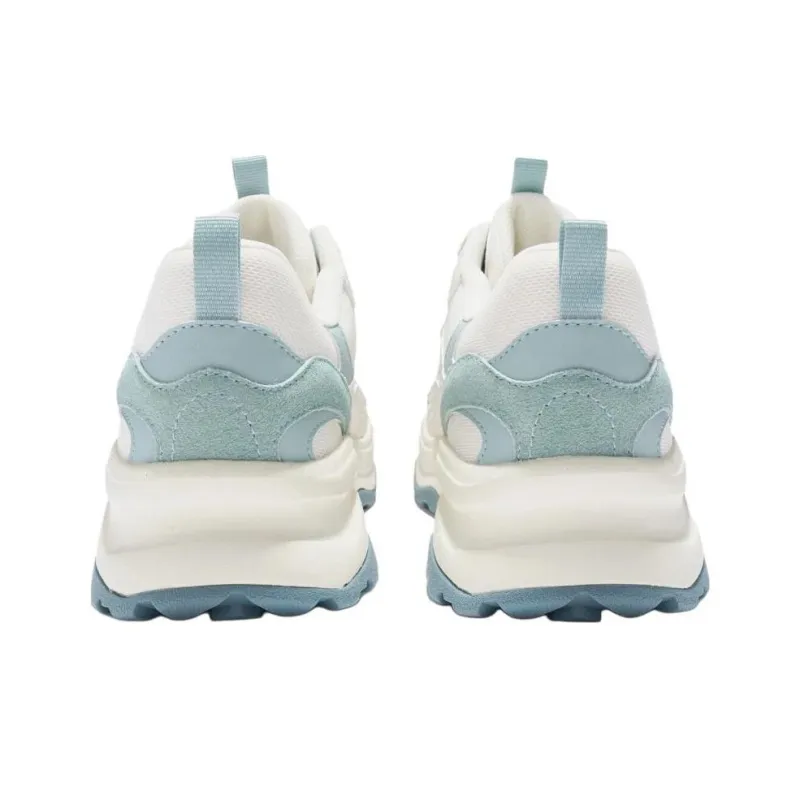 FILA Wood Block Wear resistant And Lightweight Low Top Casual Shoes Unisex White-3