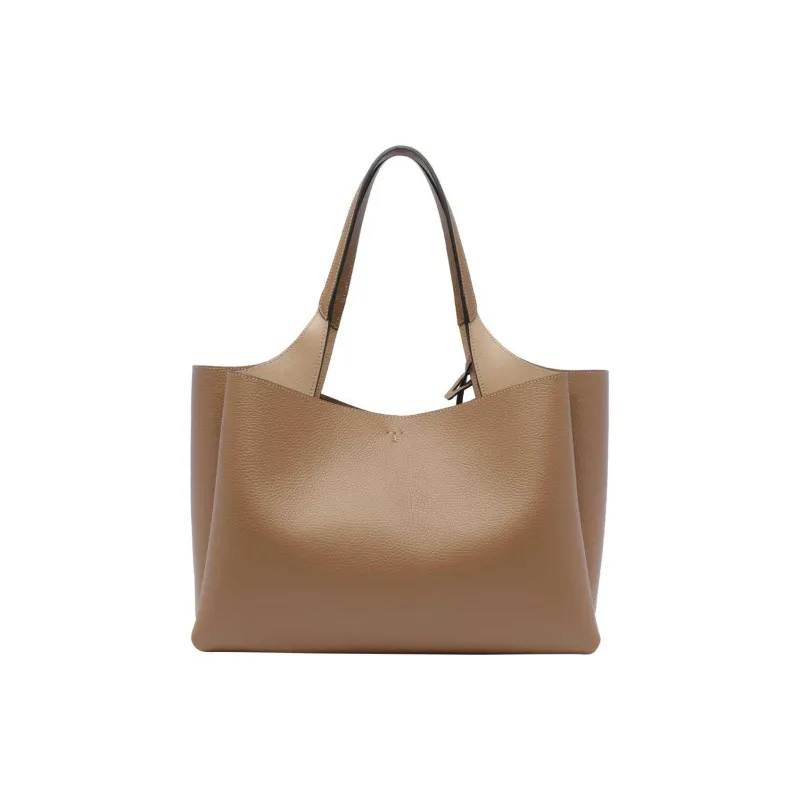 TOD'S T Timeless Logo Plaque Medium Tote Bag-2