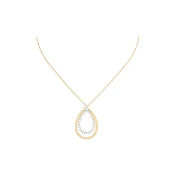 Marco Bicego 18K Yellow Gold Diamond Pendant Necklace