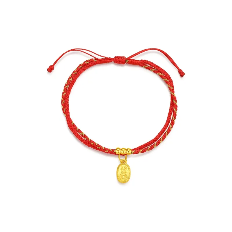 MCLON Blessing Collection, Good Luck Solid Gold Fixed Price Gold Bracelet Women's-4