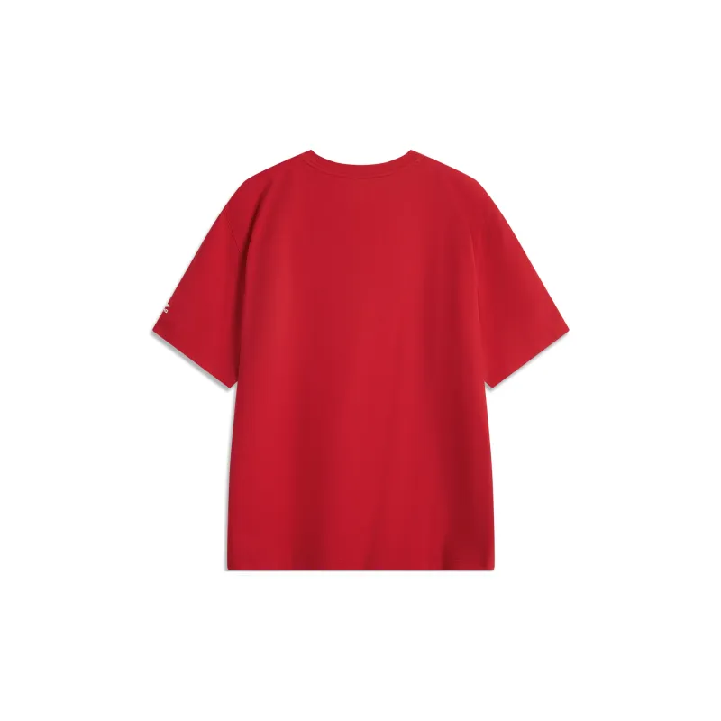LiNing Rijin Doujin Collection T-Shirt Men's Vermilion-1