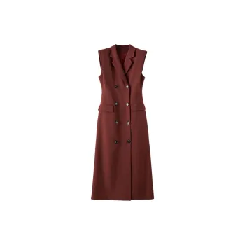 Late White Dress Women's Ancora Red