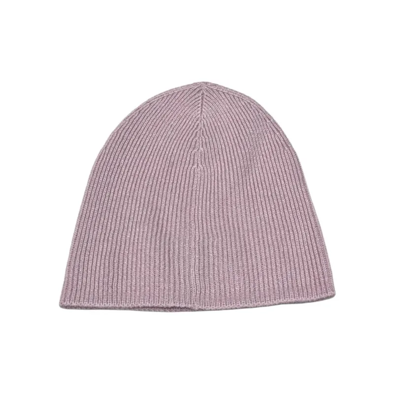 CHANEL Cashmere Beanies Unisex Light Purple-1
