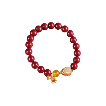 ZHIZUO Cinnabar Bracelets Unisex