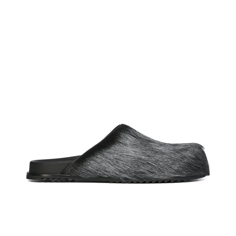 RICK OWENS/RO Wrap toe Slippers Men's Black-1