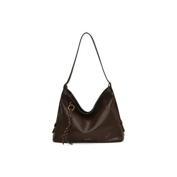 Yalu PU Shoulder Bag Small Size Large Size Women's Coffee/Black