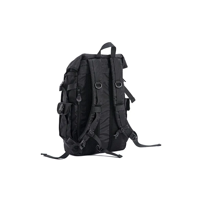 MYEDITION Backpack Abrasion Resistant Water Repellent Oxford Shoes Black Unisex-4
