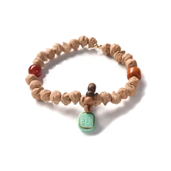 Abby's Wonderland Cacumen Platycladi Seeds Bracelets Unisex