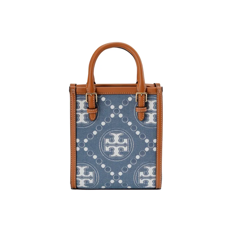 TORY BURCH T Monogram Handbags Blue & Multicolor-2