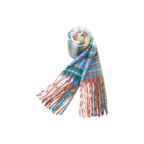 Narandu Polyester Scarves Women's Rainbow
