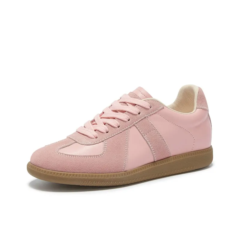 OSITA RED Skateboard Shoes Women's Low Top White/Light Brown-21