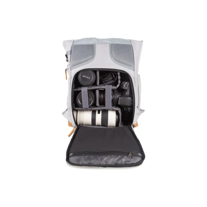 PULEWEI Polyester Backpack Large Size Unisex Black Green Gray White-1