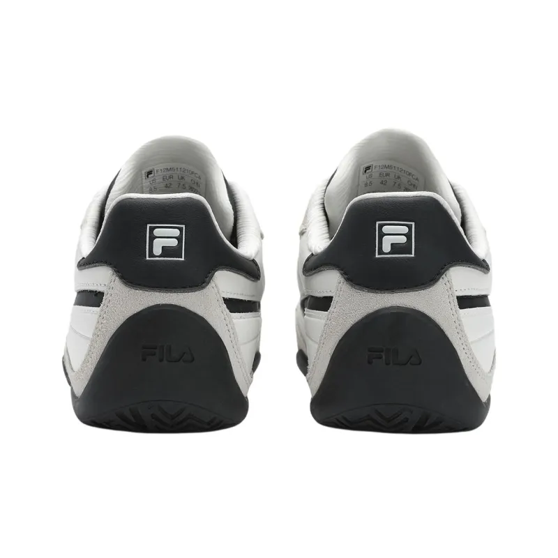 FILA Anti Slip Wear Resistant Low Top Skateboard Shoes Men's White-3