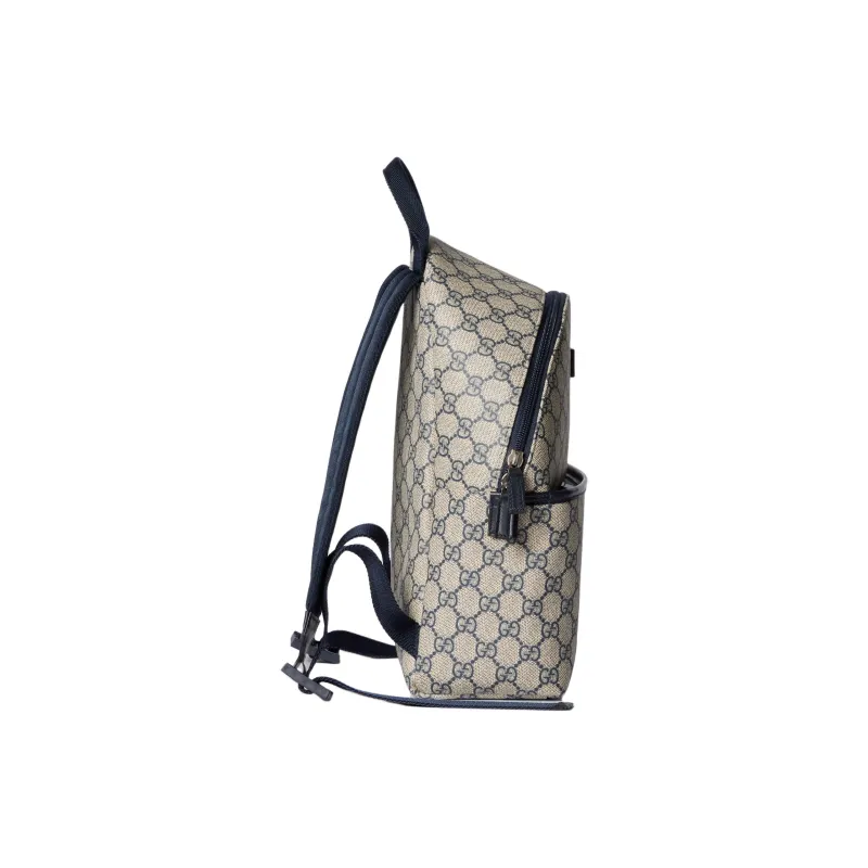 GUCCI GG Supreme Canvas Backpack Kids' Beige & Blue-2